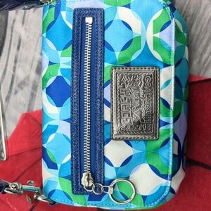 Coach poppy wristlet